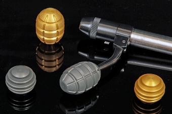 CNC machined bolt knobs suitable for Anschutz target rifles
